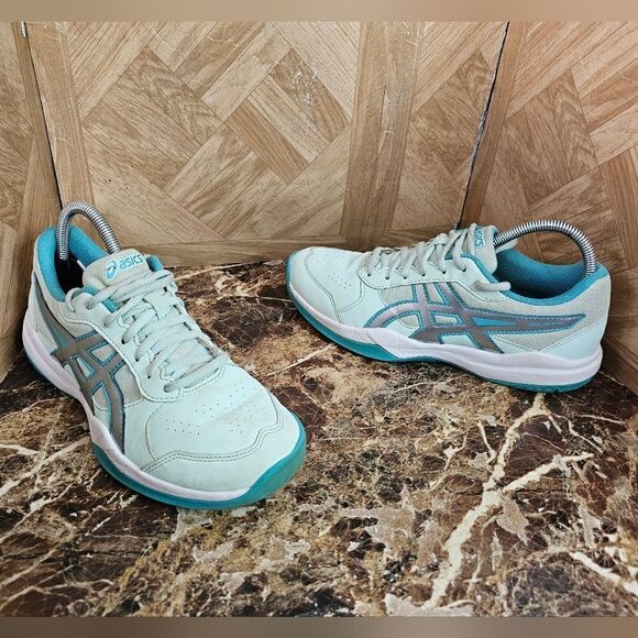 Asics women's Gel-Game running training blue shoes size 7.   360 - Picture 1 of 10